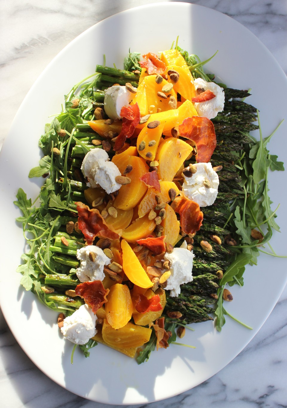 Grilled Asparagus & Beet Salad | The Kitchen Scout