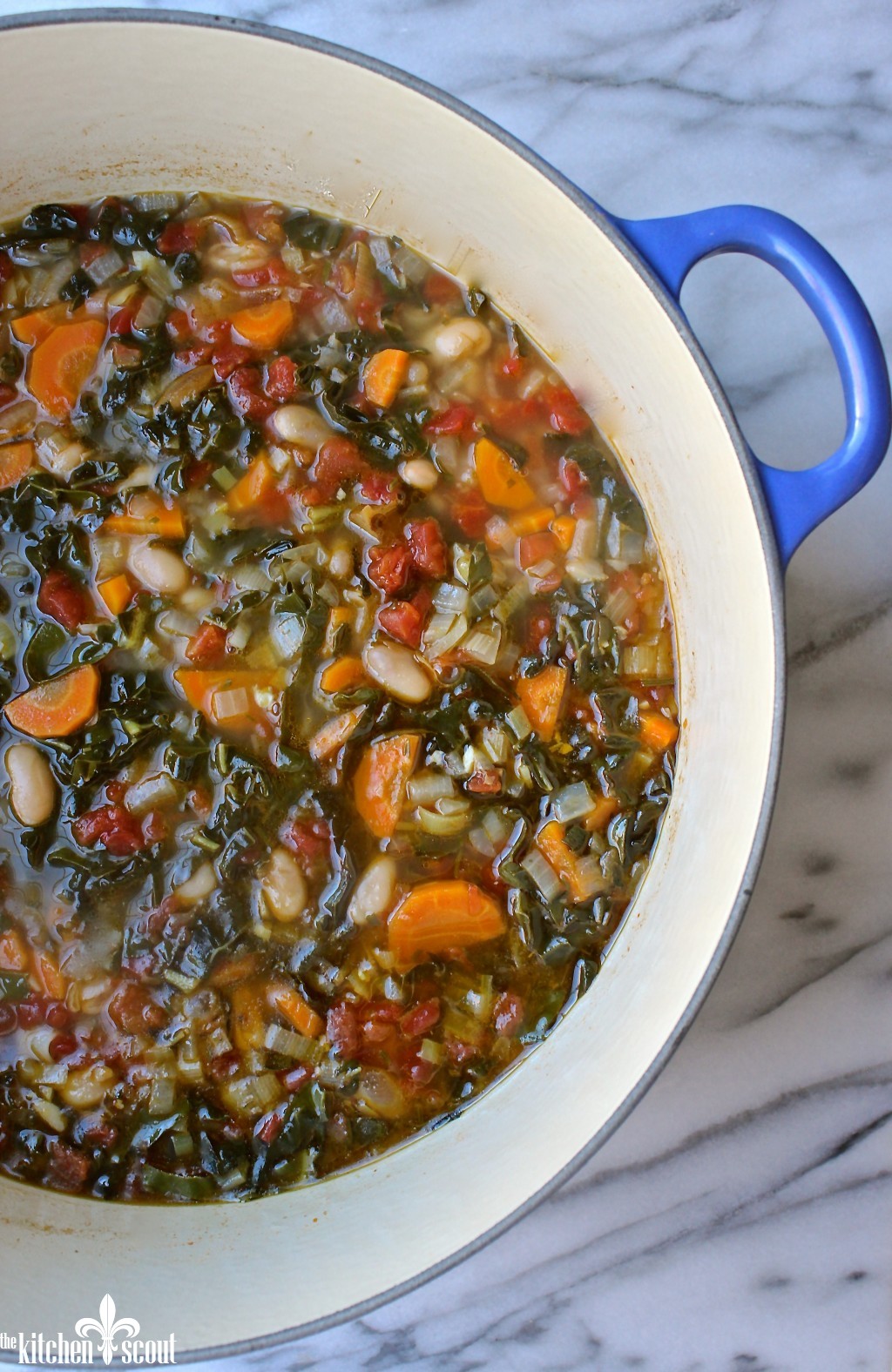 Tuscan White Bean and Kale Soup | The Kitchen Scout